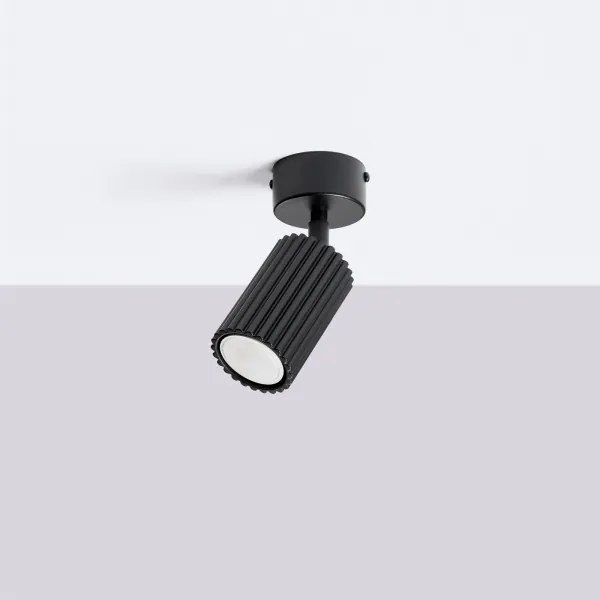 Sollux SL.1913 - Spot KARBON 1xGU10/10W/230V negru