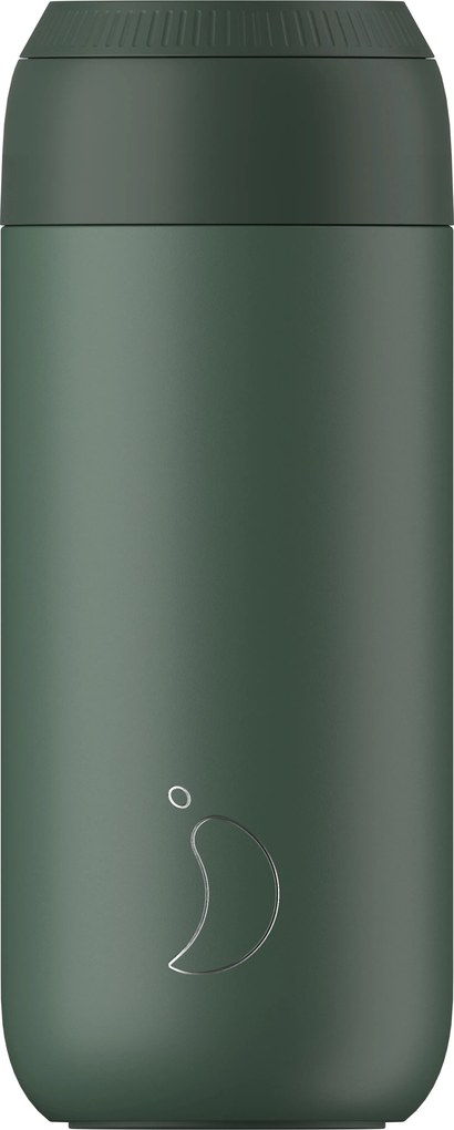 Cană termos Chilly's Bottles - Verde închis 500ml, Ediția Seria 2