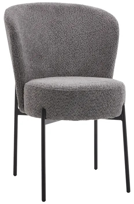 Scaun Bucatarie/Dining Hirmas Textil Gri