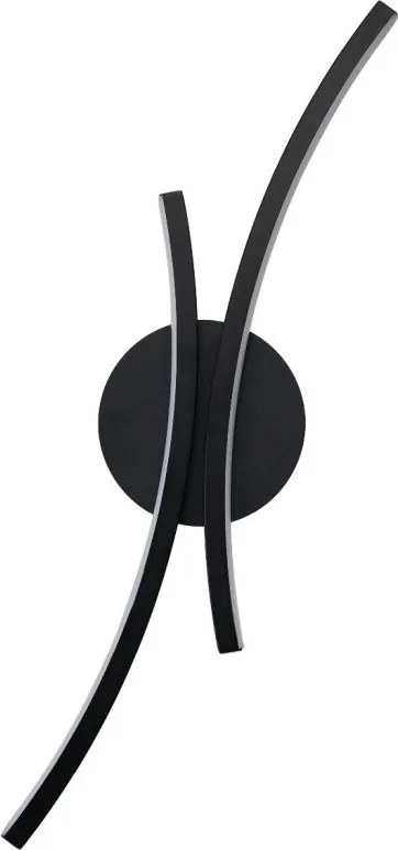 Aplica de perete LED SHIRO negru
