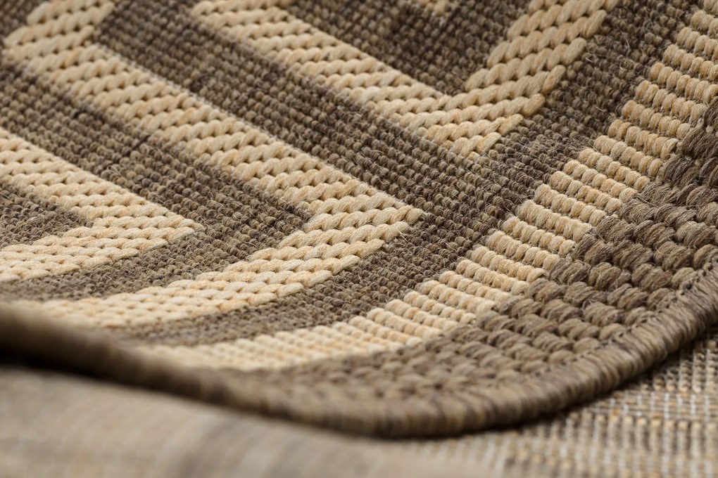 Covor sisal Floorlux 20014 coffe si mais