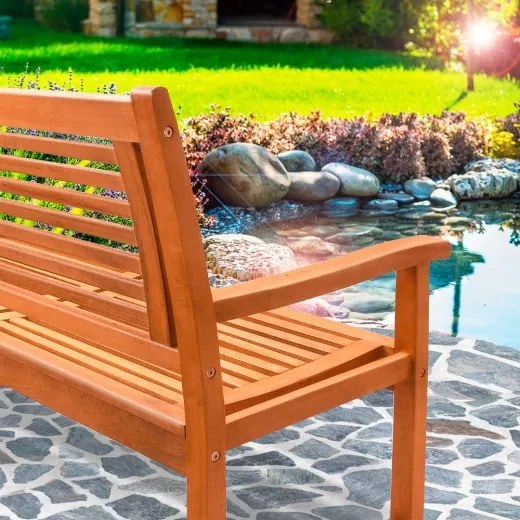 Deuba Banca de gradina - Eucalipt - 153 cm