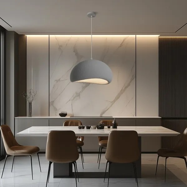 BRILAGI - Lustră suspendată pe cablu WABI SABI 1xE27/60W/230V Ø 50 cm gri