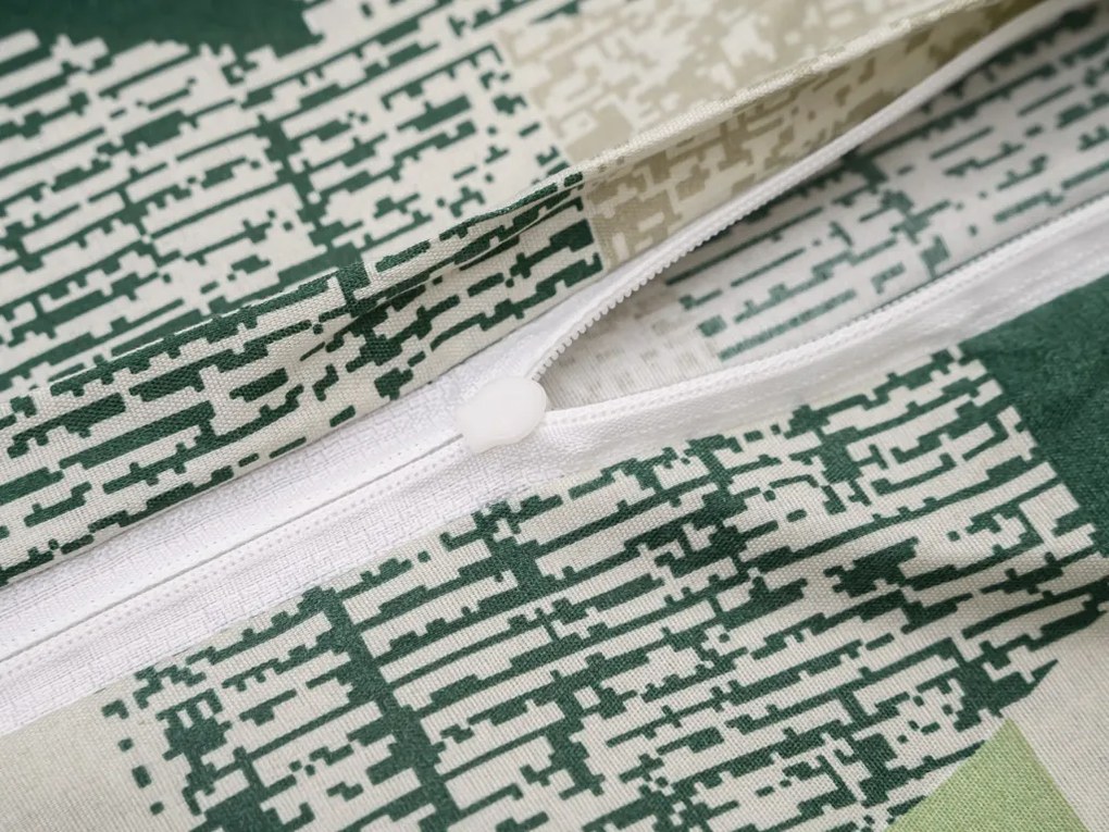 Lenjerie de pat din microfibra GREVERA verde Dimensiune lenjerie de pat: 70 x 80 cm | 140 x 200 cm