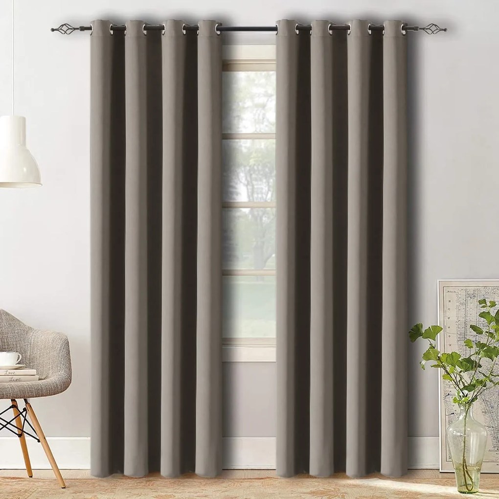 Draperie gri-maro OXFORD 140x250 cm Agatat: Rejansa