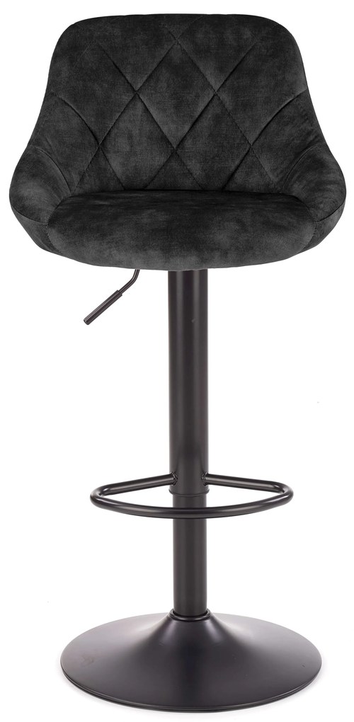 Scaun tip bar Henrietta (negru). 1039559