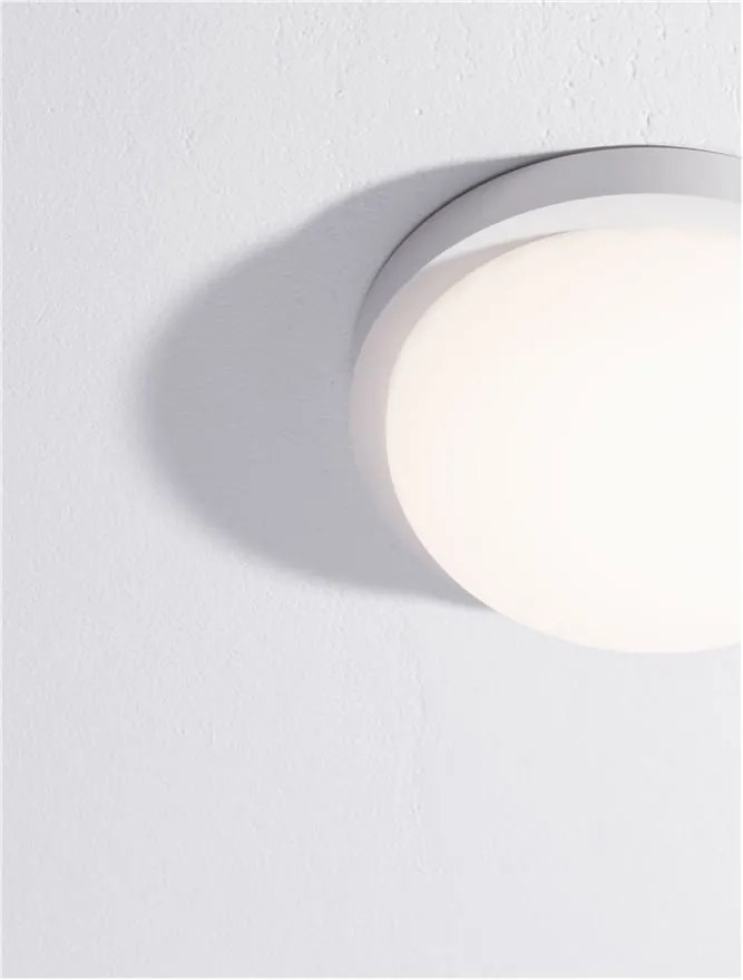 Mini Aplica LED exterior de perete/tavan, IP65, REO alb