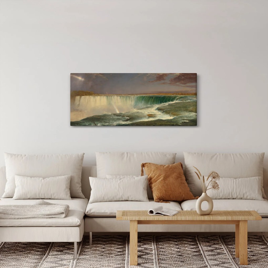 Tablou - Frederic Edwin Church, Niagara, reproducere (120x50 cm)