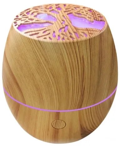 Winner Group - Difuzor de aromă cu ultrasunete și umidificator de aer LED RGB, 120 ml