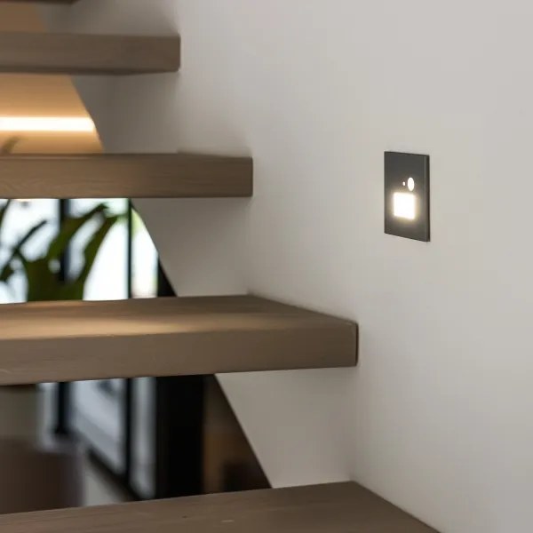 Aplica LED pentru scară cu senzor de mișcare, 1,5 W, 230 V, 3000/4000/6500 K