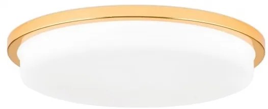 Plafoniera LED moderna LEROX 40cm aurie 24K