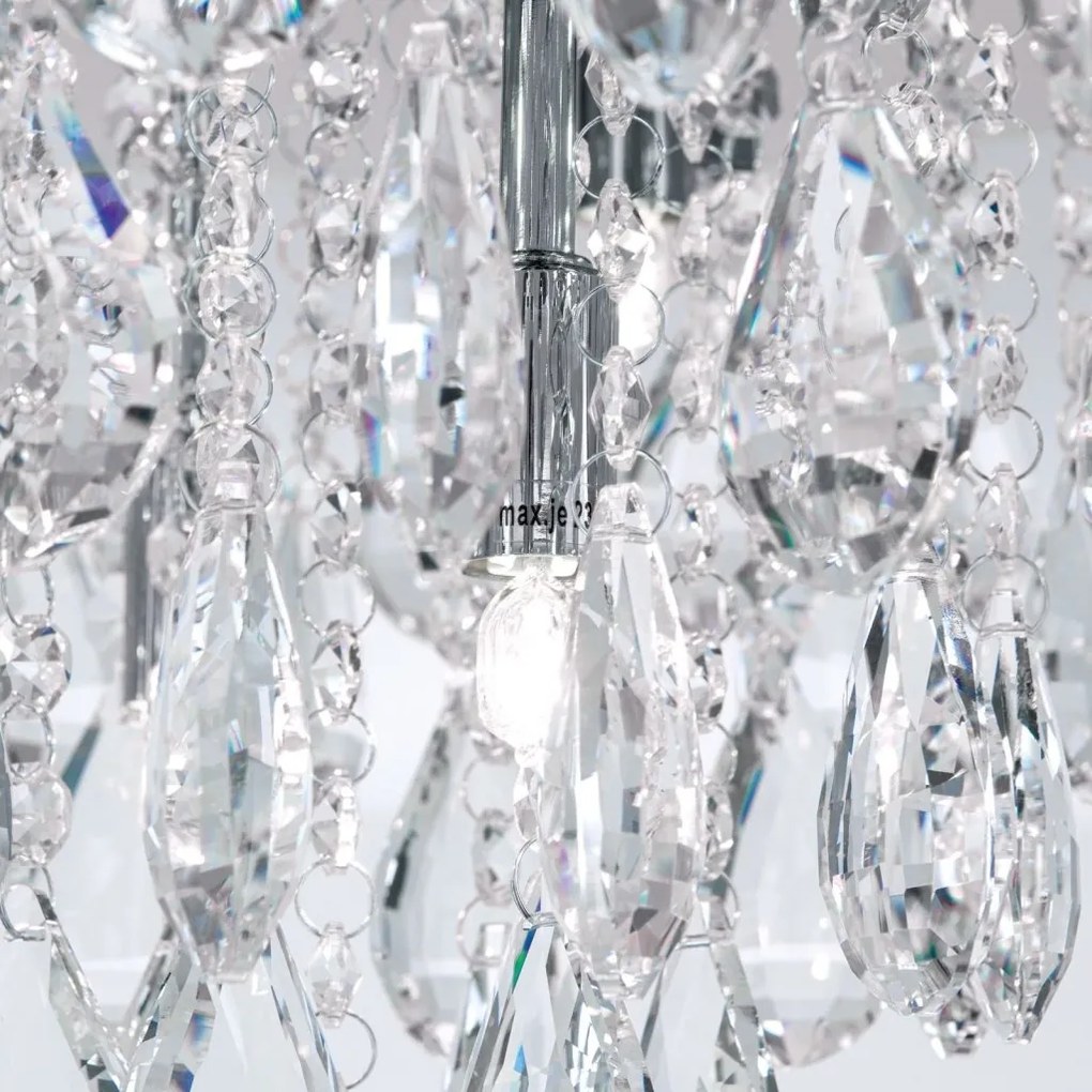 Plafoniera cristal K9 design elegant CELESTE D-45 crom