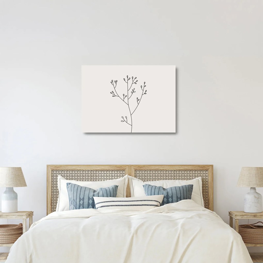 Tablou pe sticlă - Floare de pajiște N⁰3 (70x50 cm)
