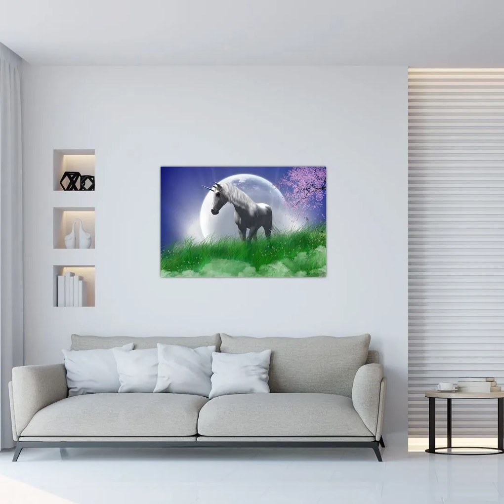Tablou cu unicorn (90x60 cm)