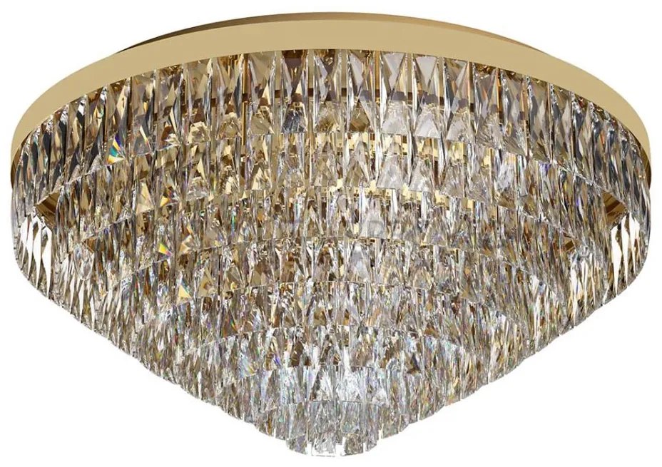 Plafonieră VALPARAISO 16xE14/40W/230V aurie Eglo 39459