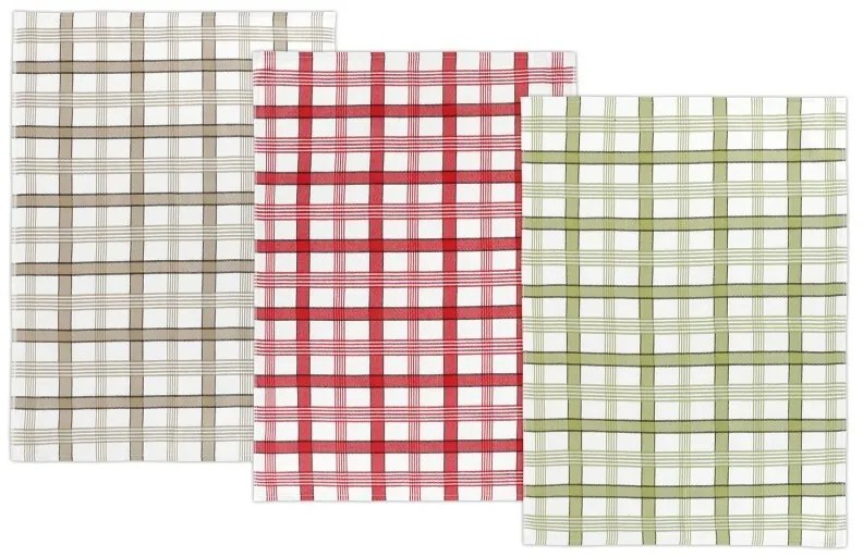 Bellatex Șervețel de bucătărie Káro, 50 x 70 cm, set de 3 bucăți