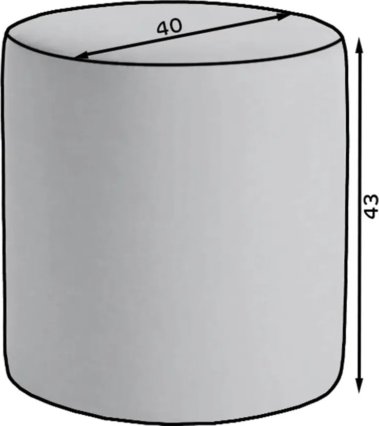Puf lemn masiv Linsy - Monolith 48