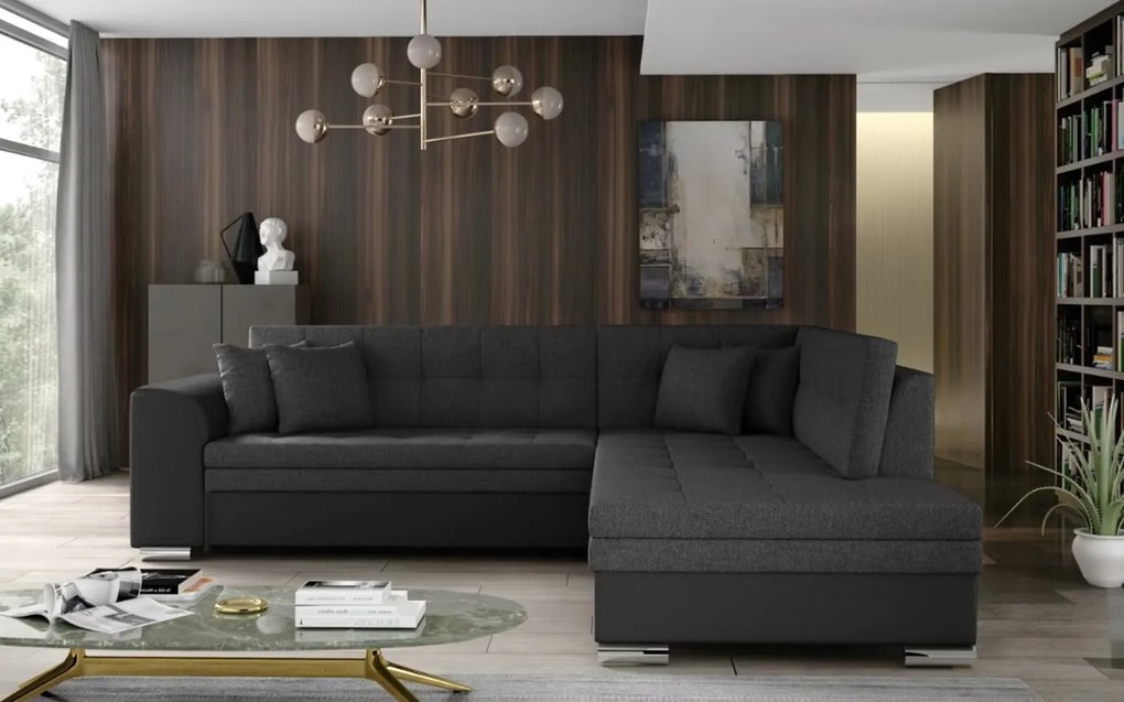 Colțar lemn masiv Extensibil Penelope 260x205cm Personalizabil - Poco 03, Dreapta