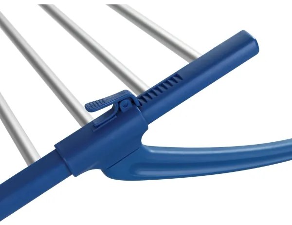 WENKO 63005800 - Uscător de rufe 37,5 x 21 cm oțel inoxidabil/argintiu/albastru