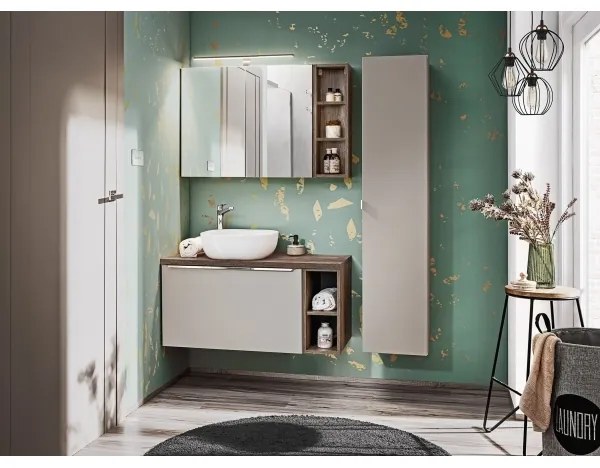 COMAD UM-6252 SMILE 40 DP - Lavoar pe blat SMILE 41x41 cm alb lucios