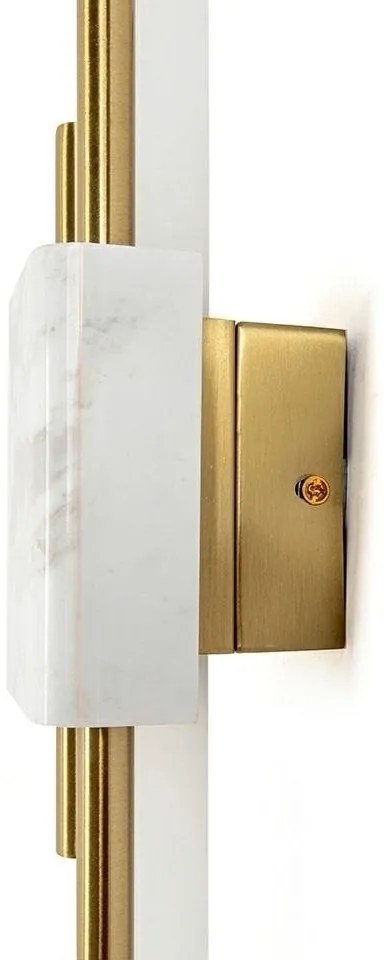 Aplica de perete LED design modern Marble, alb