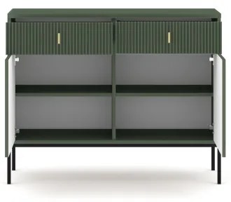 Comodă SUE verde/neagră