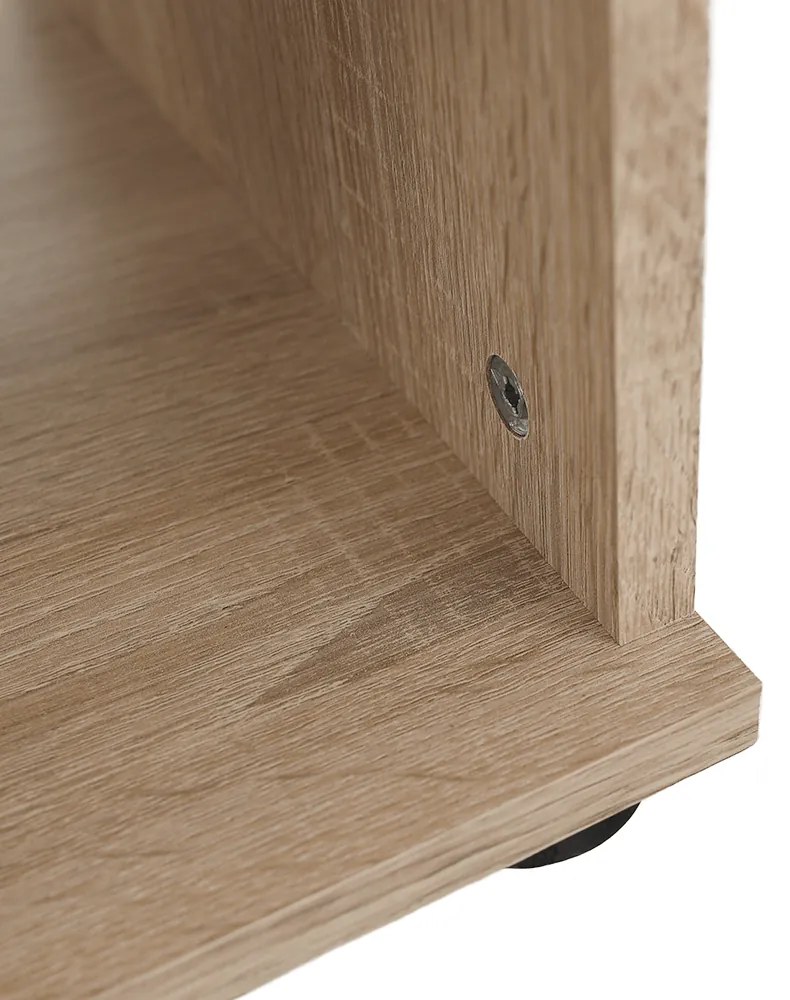 Mobilier de perete de living, alb/arinsonoma, ASOLE NEW
