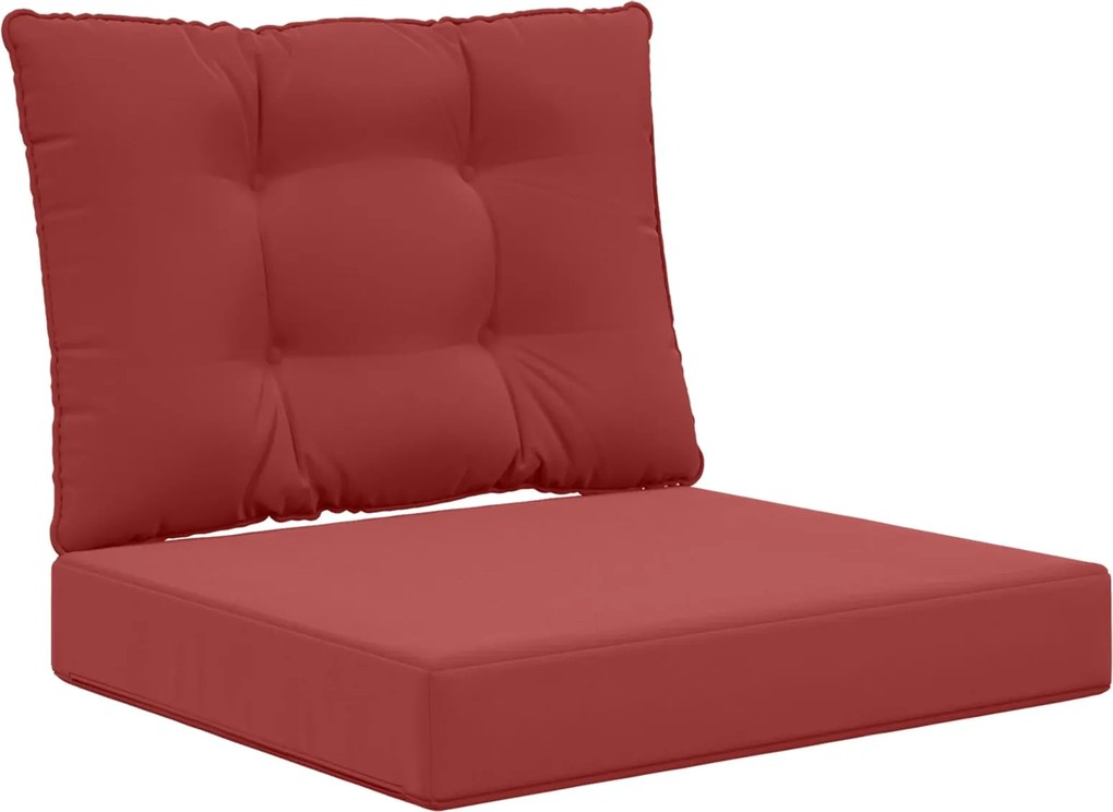 vidaXL Perna pentru canapea de exterior 2 pcs bordo Poliester