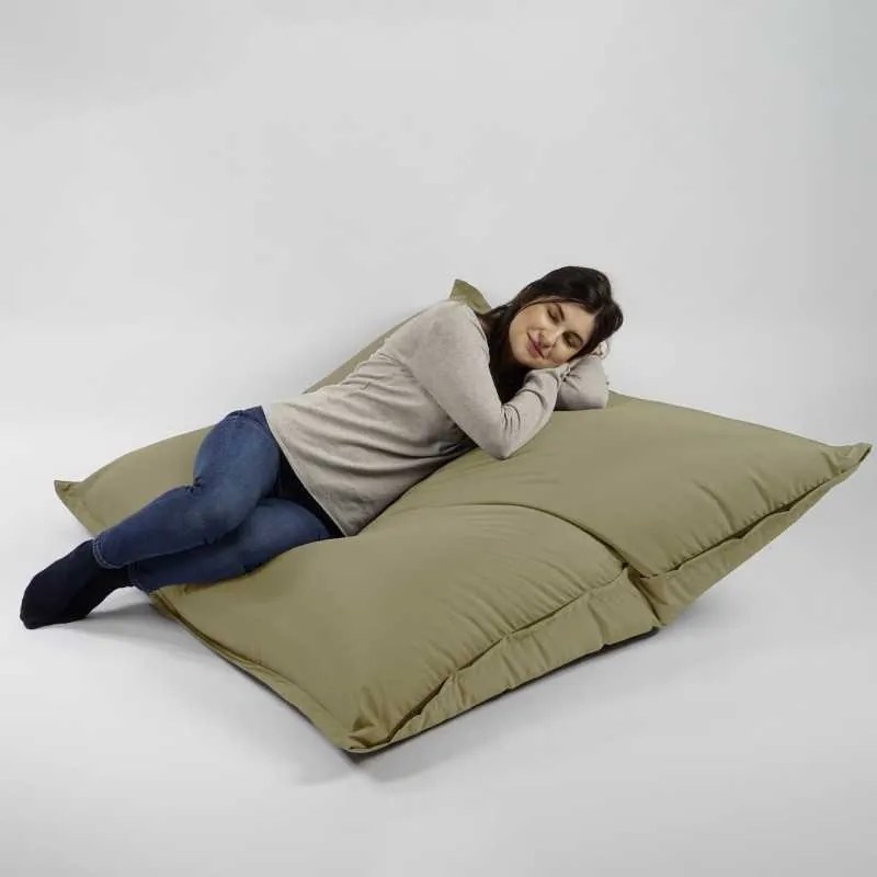 Fotoliu tip Perna Magic Pillow, Material impermeabil - Bej