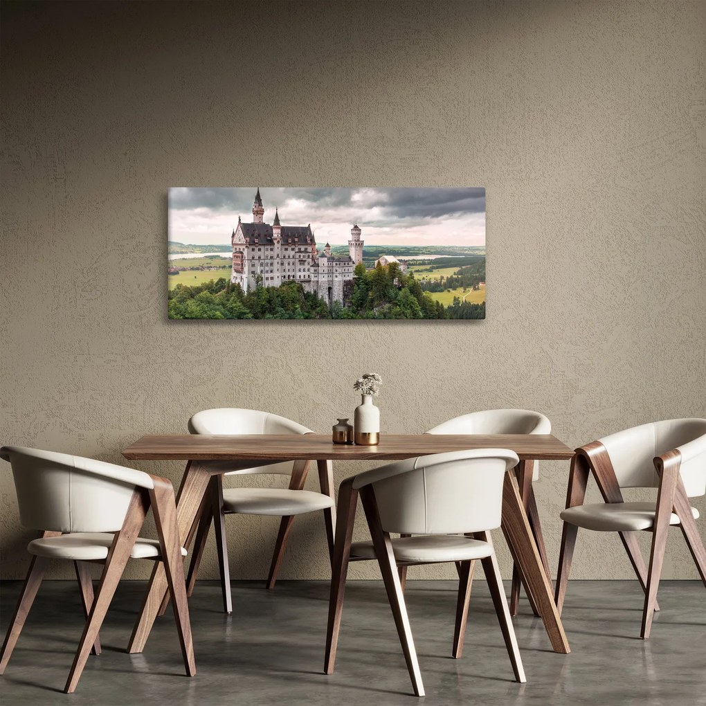 Tablou - Castelul pe stânci (120x50 cm)