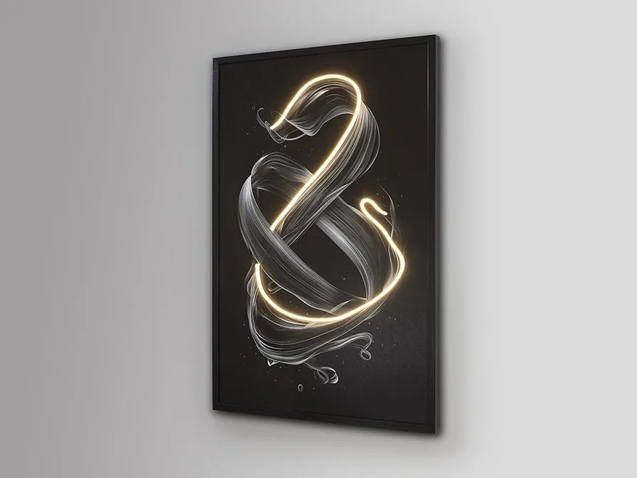 Tablou de perete decorativ cu iluminat Cinetic