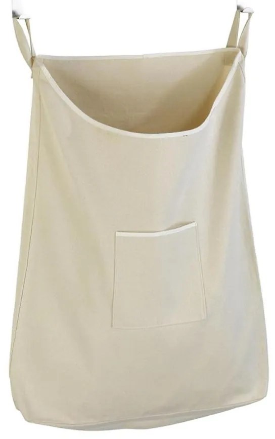 WENKO 62107100 - Coș pentru rufe CANGURO, 52 x 81 cm, bej/argintiu
