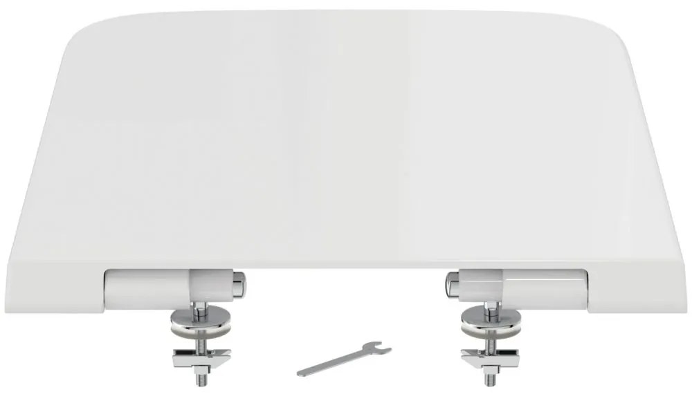 Capac WC, softclose, alb
