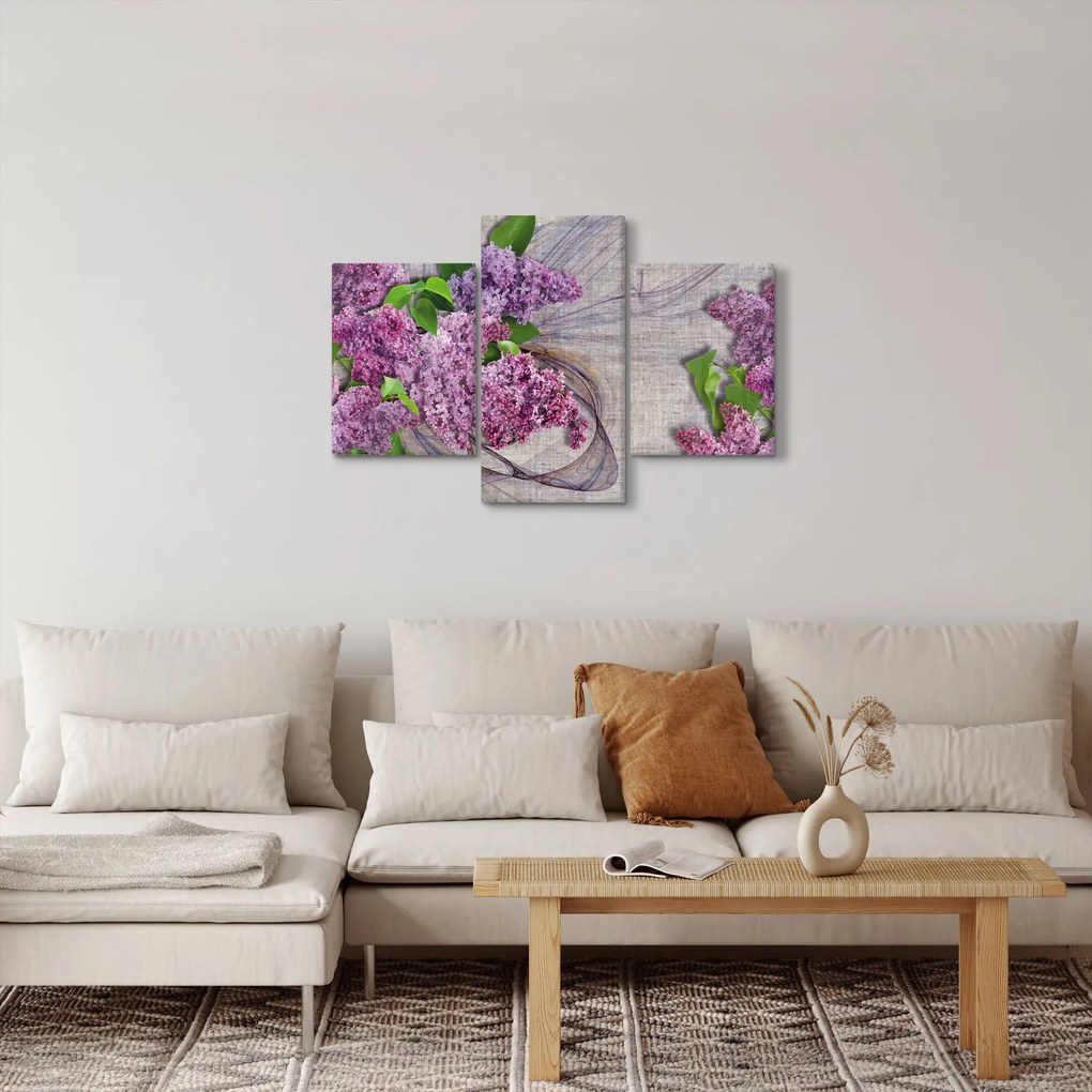 Tablou - Flori de liliac (90x60 cm)