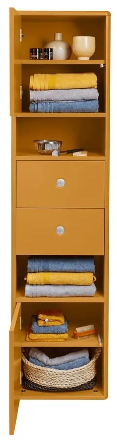 Dulap de baie galben muștar înalt/suspendat 40x158 cm Color Bath – Tom Tailor