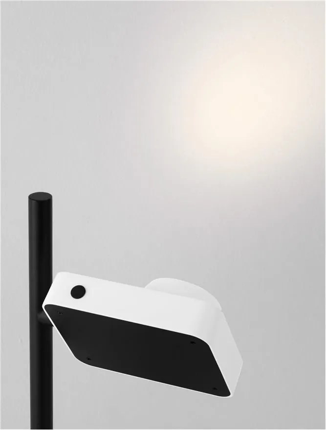 Lampa de masa LED cu spot directionabil stil minimalist KEDROS alb