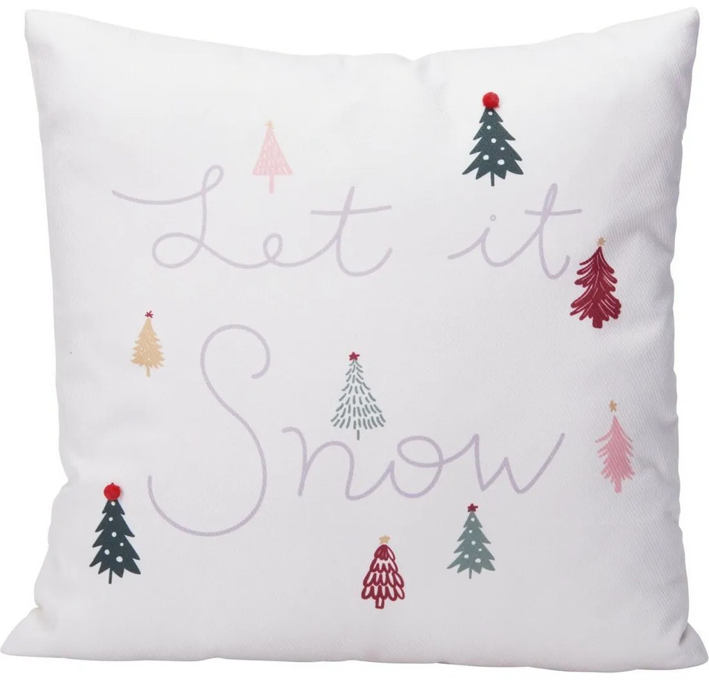 Perna Let it snow 45 x 45 cm