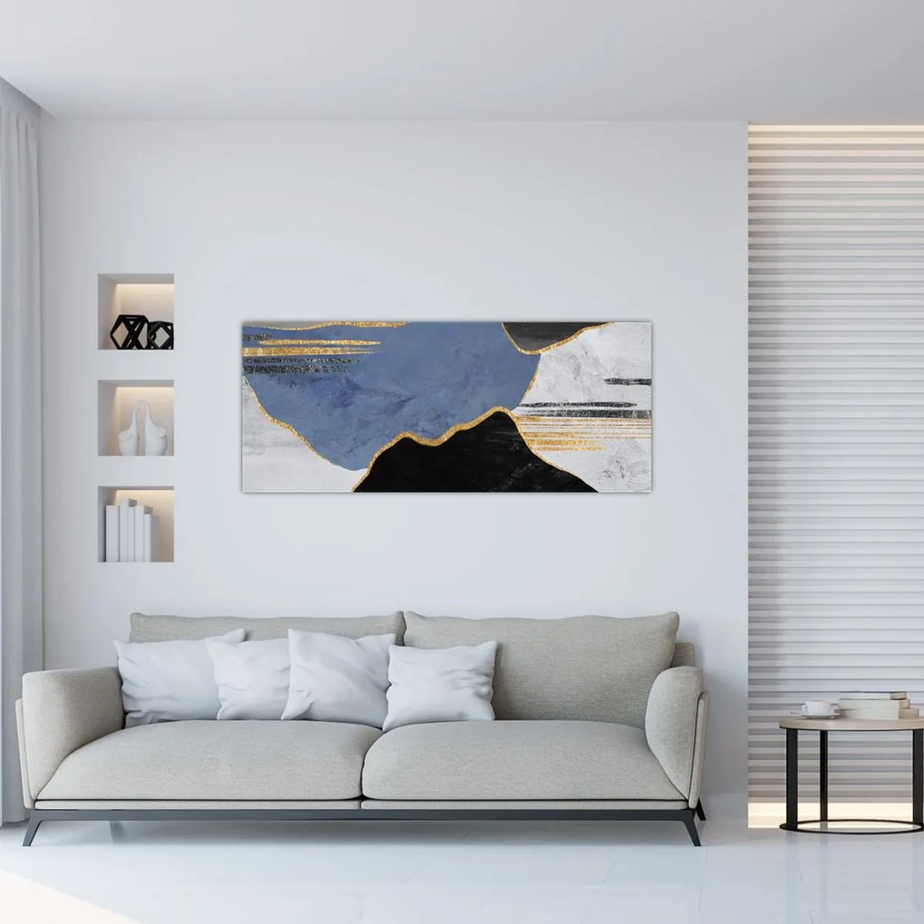 Tablou - Forme texturate (120x50 cm)