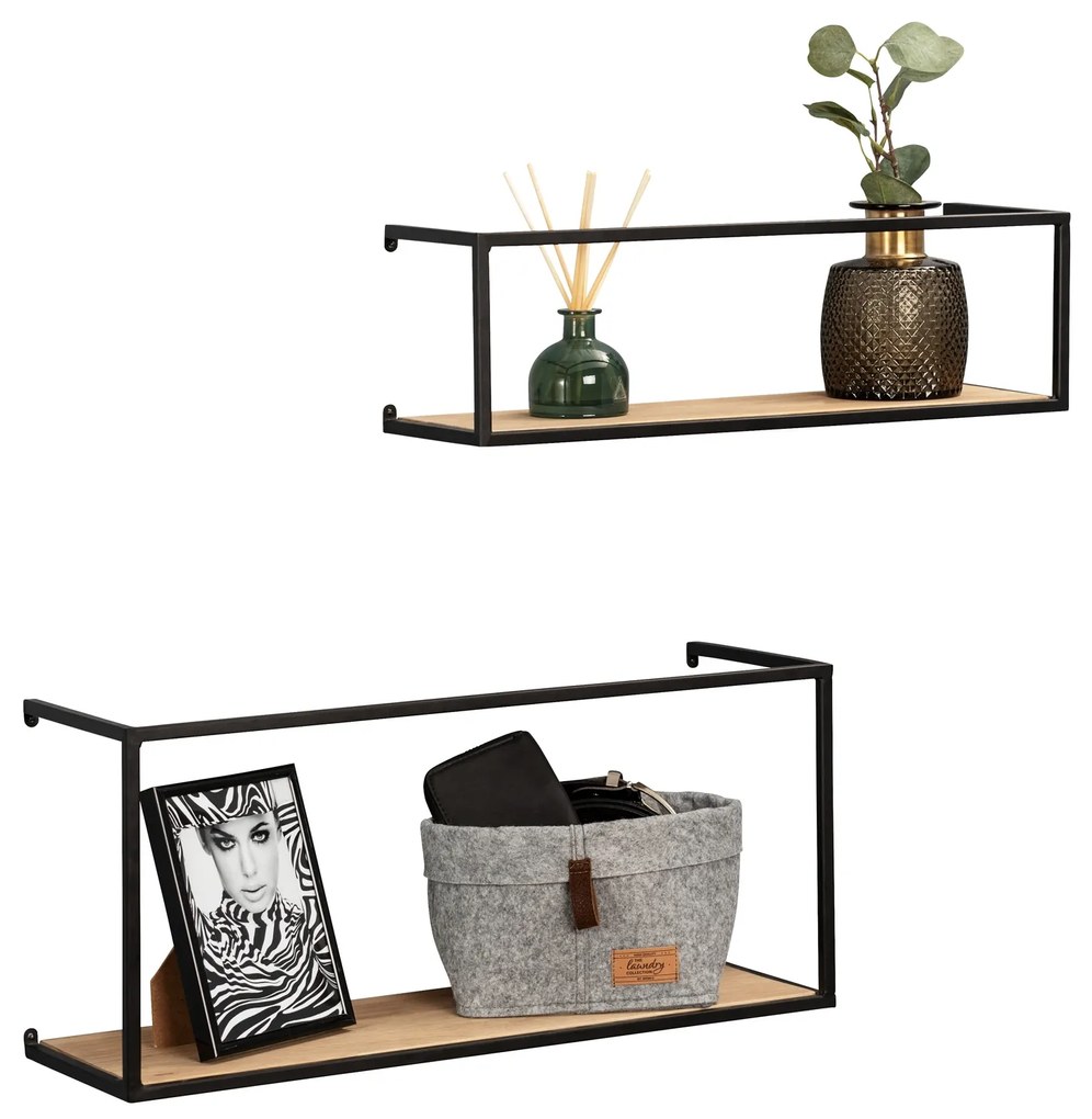 Rafturi de perete pentru camera GEO, 2 bucăți, Wenko