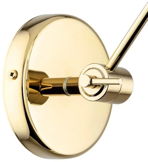 Lampă de perete ZAKYNTOS PLUS 1xE27/15W/230V albă/aurie Argon 4897