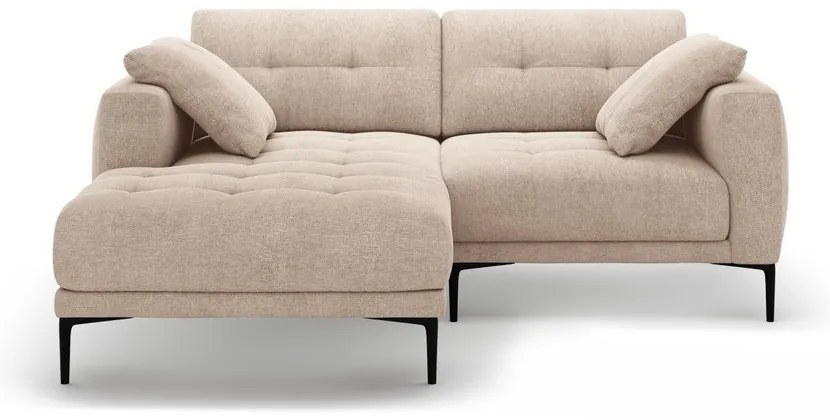 Colțar maro deschis (cu colț pe partea stângă/cu șezlong) Bemy – Micadoni