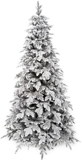 Pom de Crăciun 3D Brad Alb 210cm