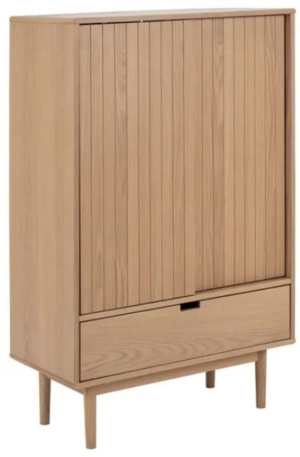 OFERTA Comoda LUCERO cu usi glisante si sertar, decor stejar a II-a calitate