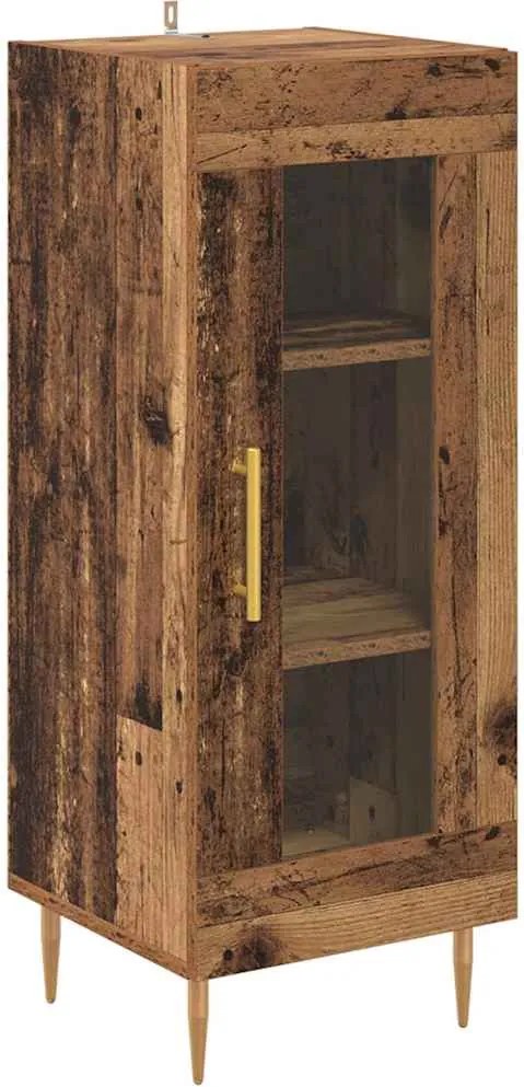 vidaXL Bufet Lemn vechi 34 x 34.5 x 90 cm Lemn compozit