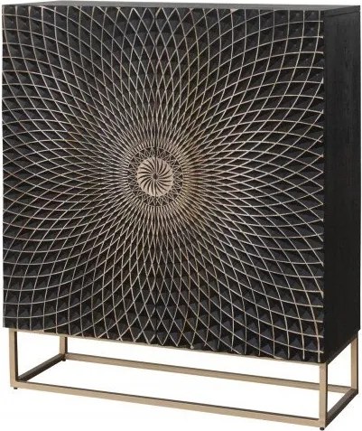 Comoda moderna cu model abstract mandala Illusion 120cm