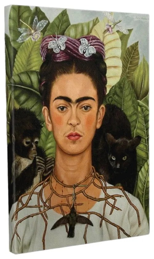 Reproducere tablou pe pânză Frida Kahlo, 30 x 40 cm