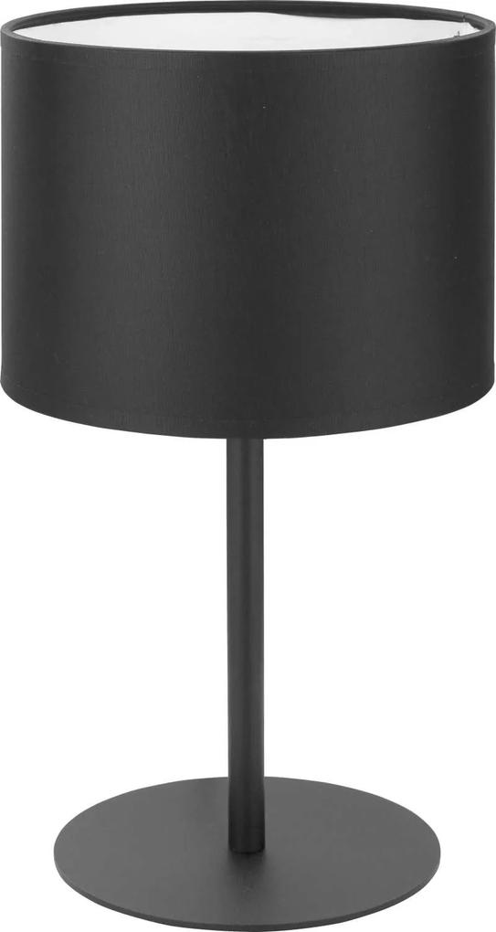 Veioză de masă Viola, 36x20x20 cm, lemn/ metal, negru