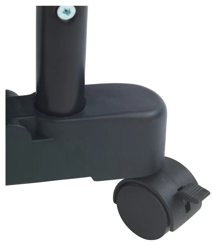 Suport de haine mobil telescopic din metal negru All In Black - Wenko