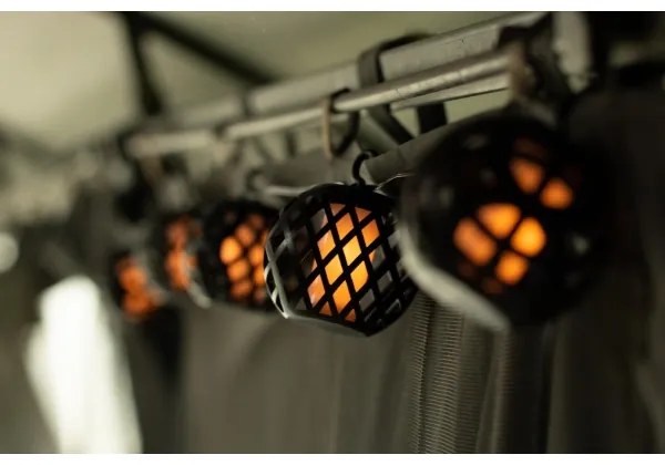 Instalație LED solară 60xLED/2m 400 mAh IP44