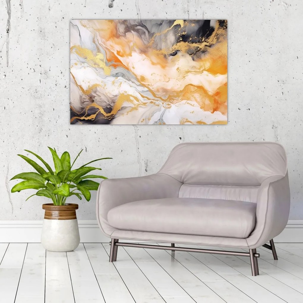 Tablou - Fond marmorat (90x60 cm)